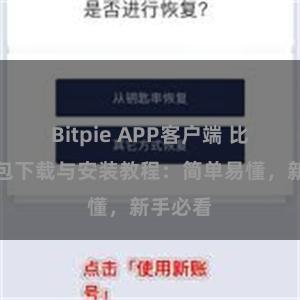 Bitpie APP客户端 比特派钱包下载与安装教程：简单易懂，新手必看