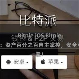 Bitpie iOS Bitpie钱包：资产百分之百自主掌控，安全可靠！