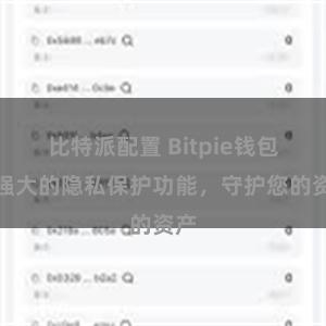 比特派配置 Bitpie钱包：强大的隐私保护功能，守护您的资产