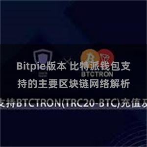 Bitpie版本 比特派钱包支持的主要区块链网络解析