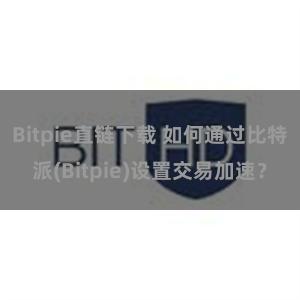 Bitpie直链下载 如何通过比特派(Bitpie)设置交易加速？