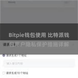 Bitpie钱包使用 比特派钱包用户隐私保护措施详解