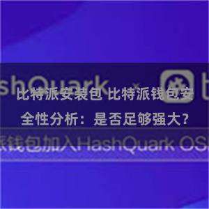 比特派安装包 比特派钱包安全性分析：是否足够强大？
