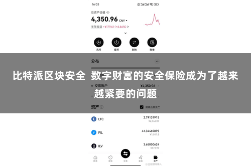 比特派区块安全  数字财富的安全保险成为了越来越紧要的问题