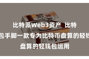 比特派Web3资产  比特派轻钱包手脚一款专为比特币盘算的轻钱包运用
