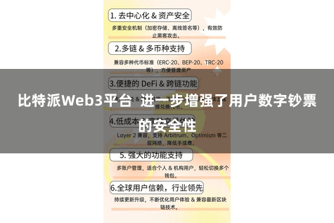 比特派Web3平台  进一步增强了用户数字钞票的安全性