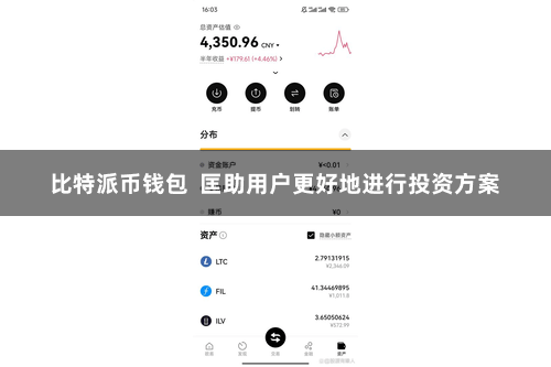 比特派币钱包  匡助用户更好地进行投资方案